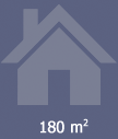 180 m²