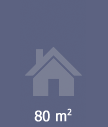 80 m²